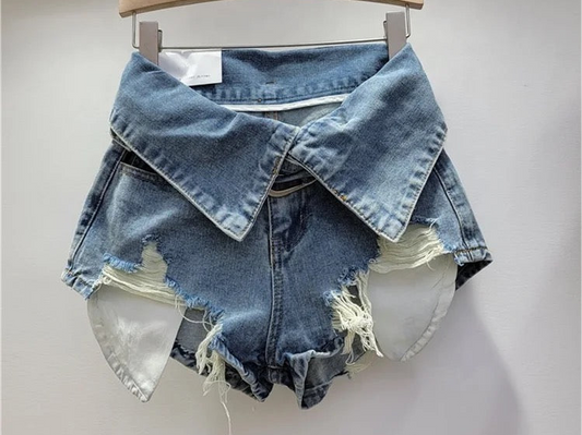 Highwasted Jean Shorts 15