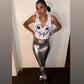 Silver Metallic Pants